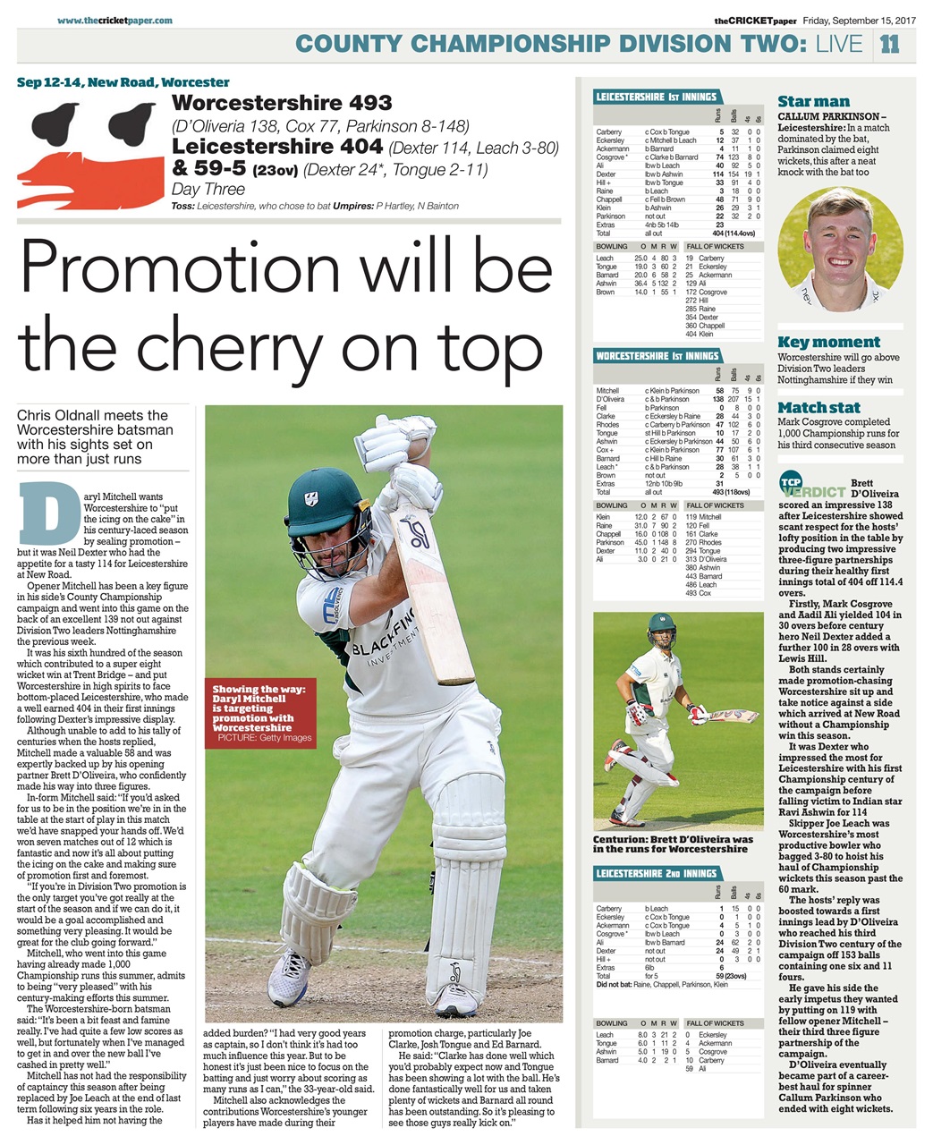 The Cricket Paper Preview Pages