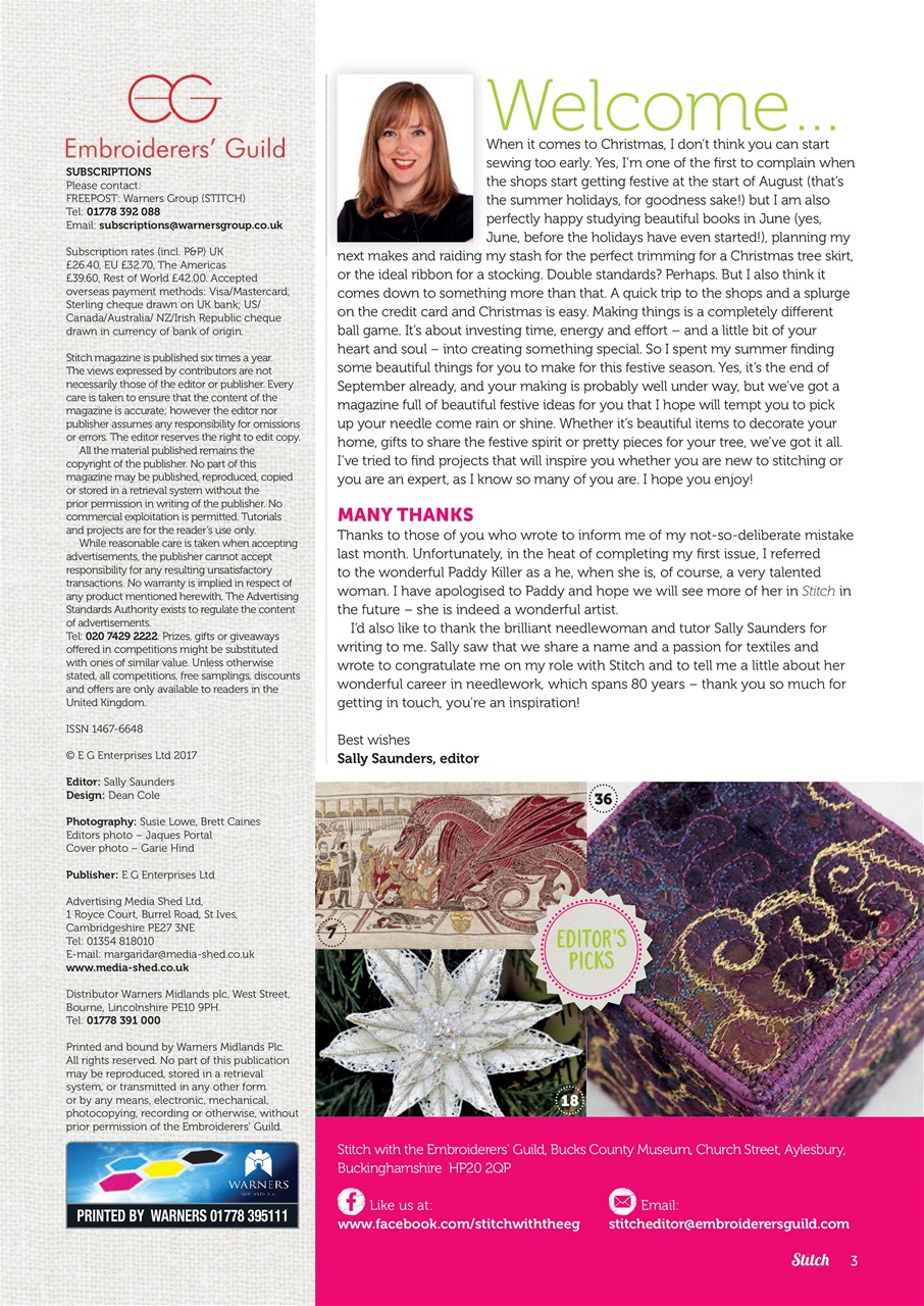 Stitch magazine Preview Pages