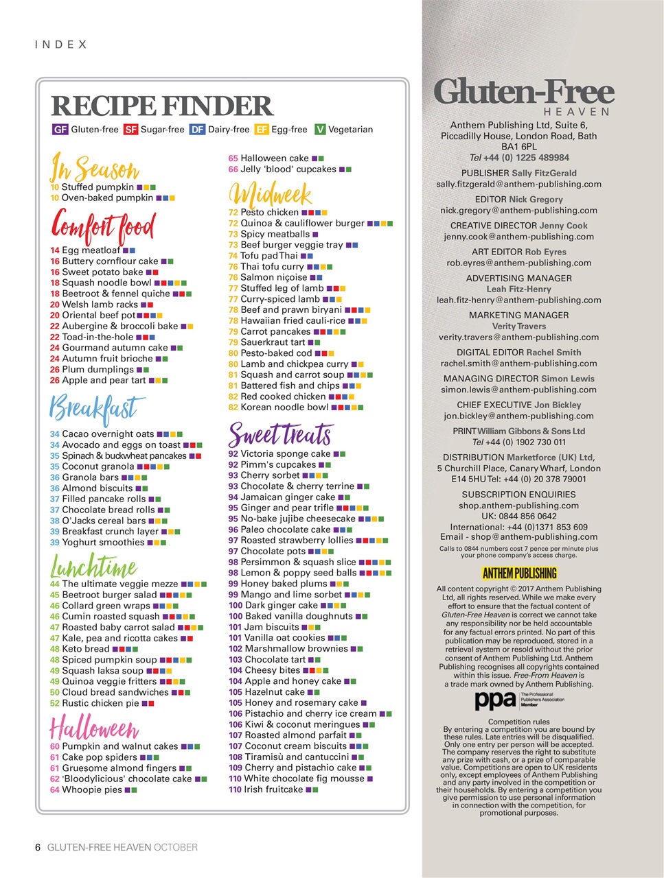 Gluten-Free Heaven Preview Pages