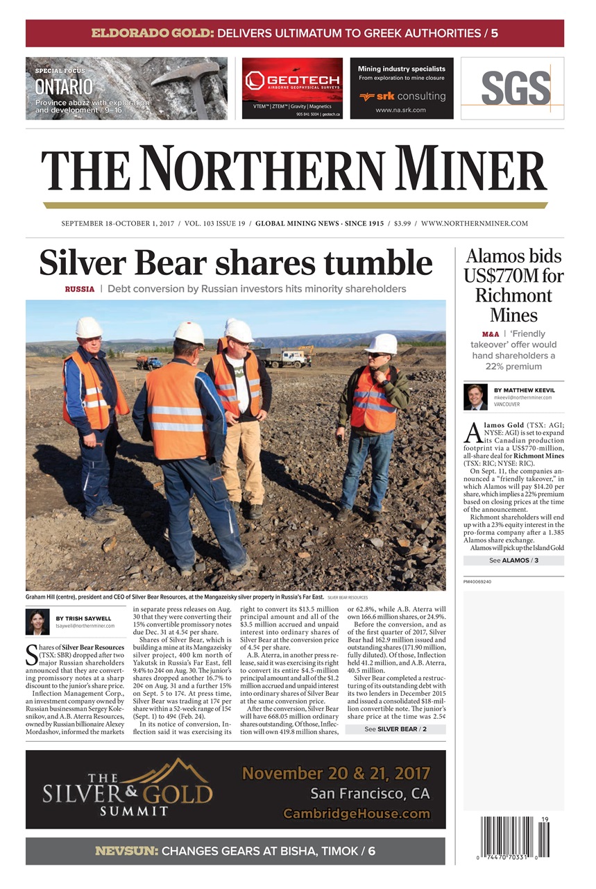 The Northern Miner Preview Pages