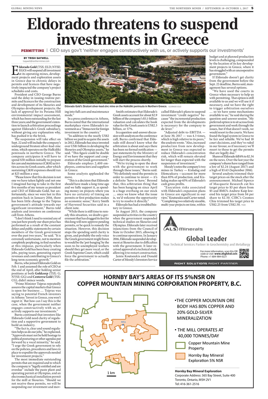 The Northern Miner Preview Pages