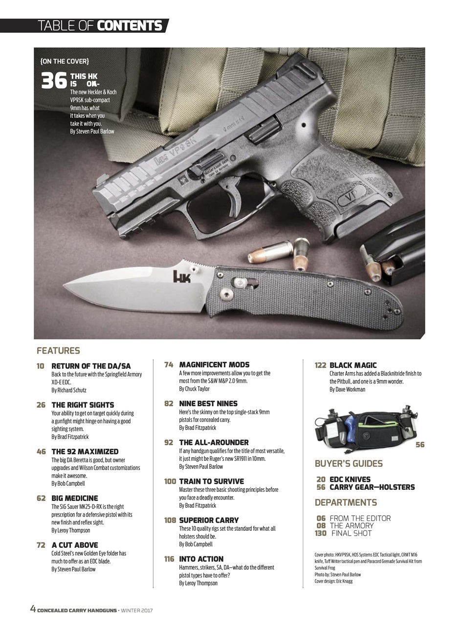 Concealed Carry Handguns Preview Pages