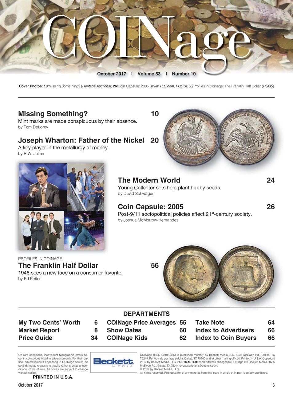 COINage Magazine Preview Pages