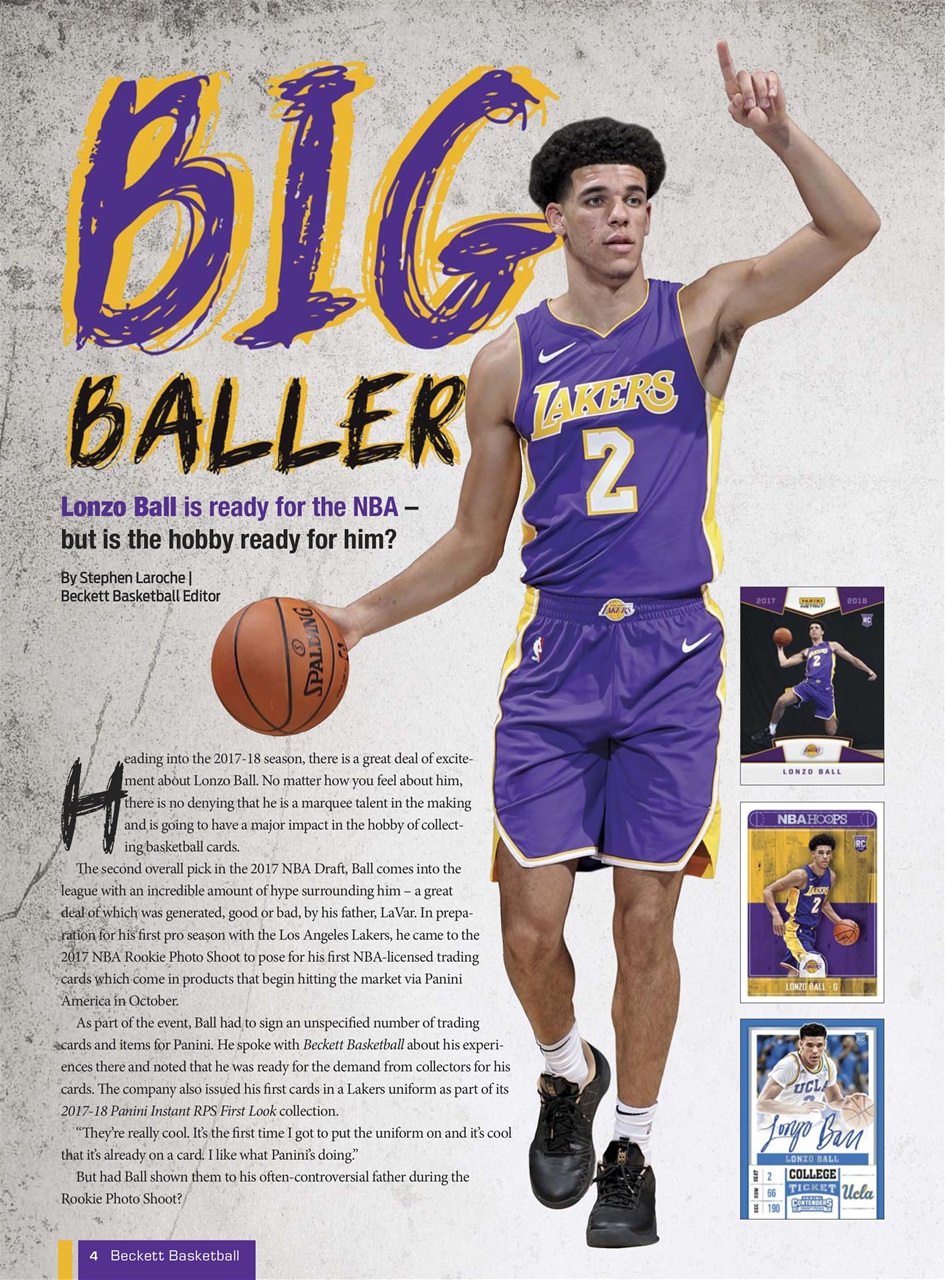 Beckett Basketball Magazine Preview Pages