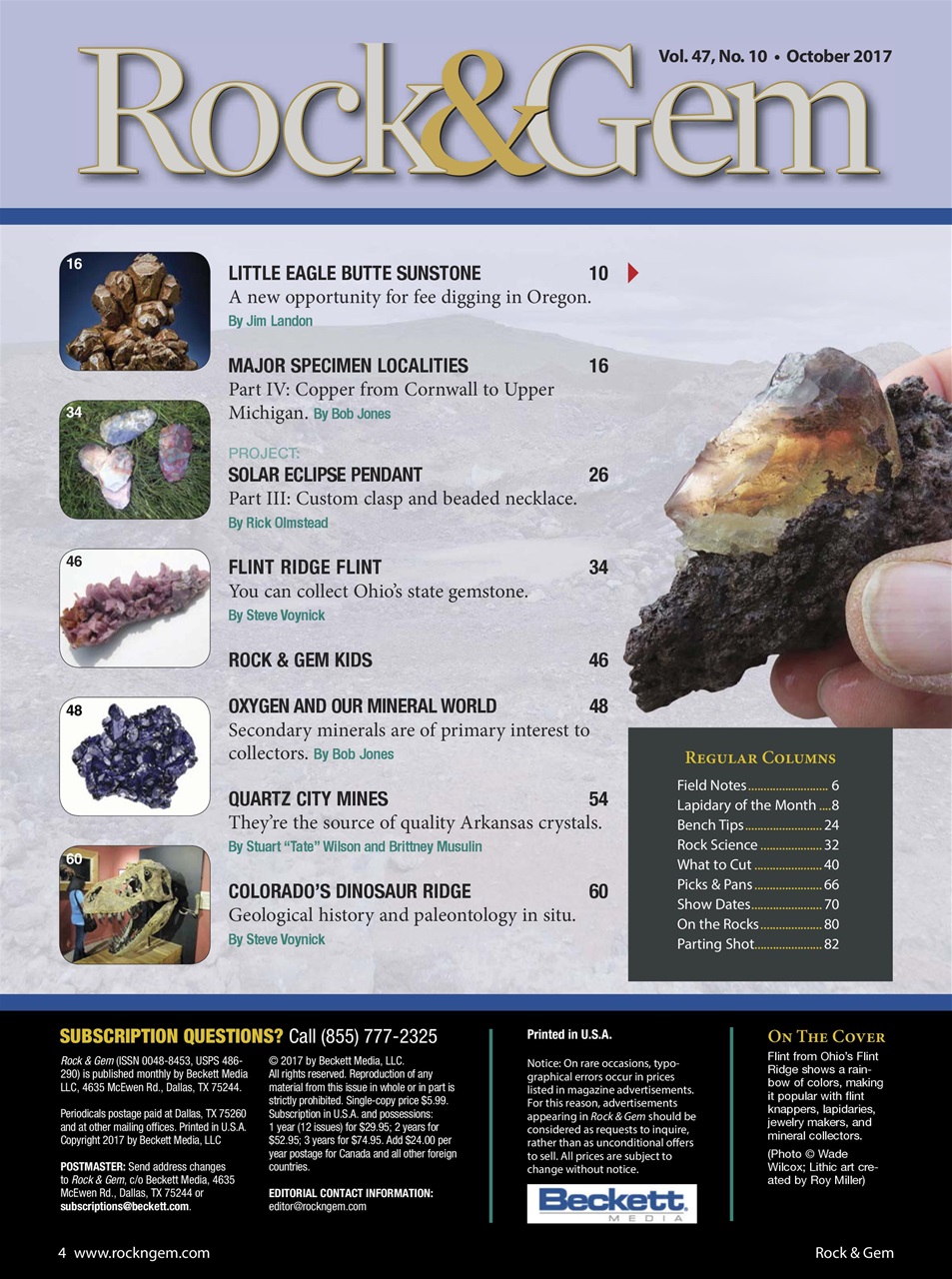 Rock&Gem Magazine Preview Pages