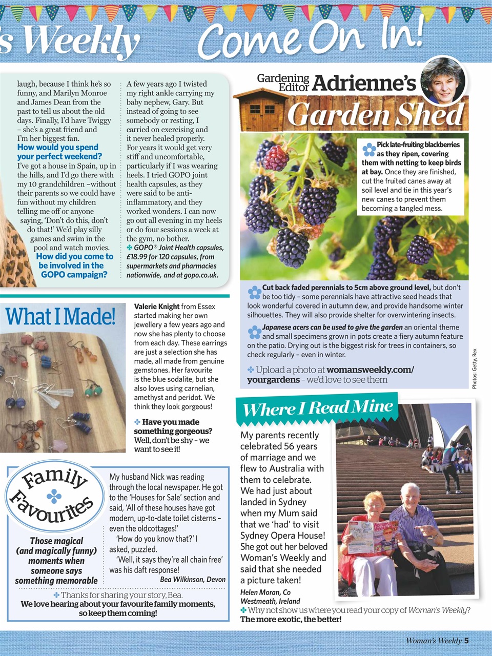 Woman's Weekly Preview Pages