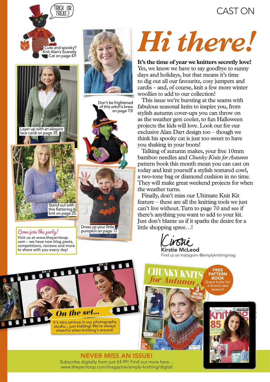 Simply Knitting Preview Pages