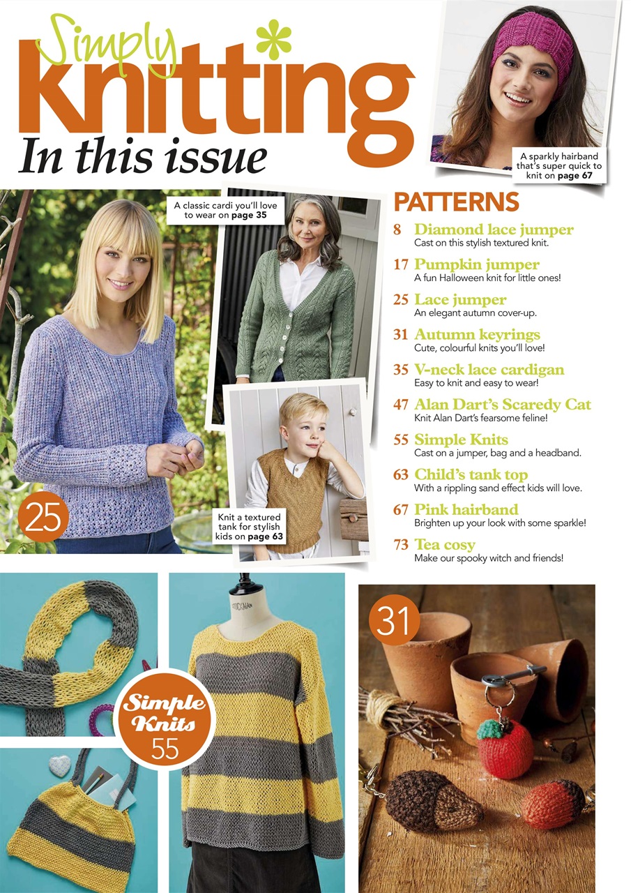 Simply Knitting Preview Pages