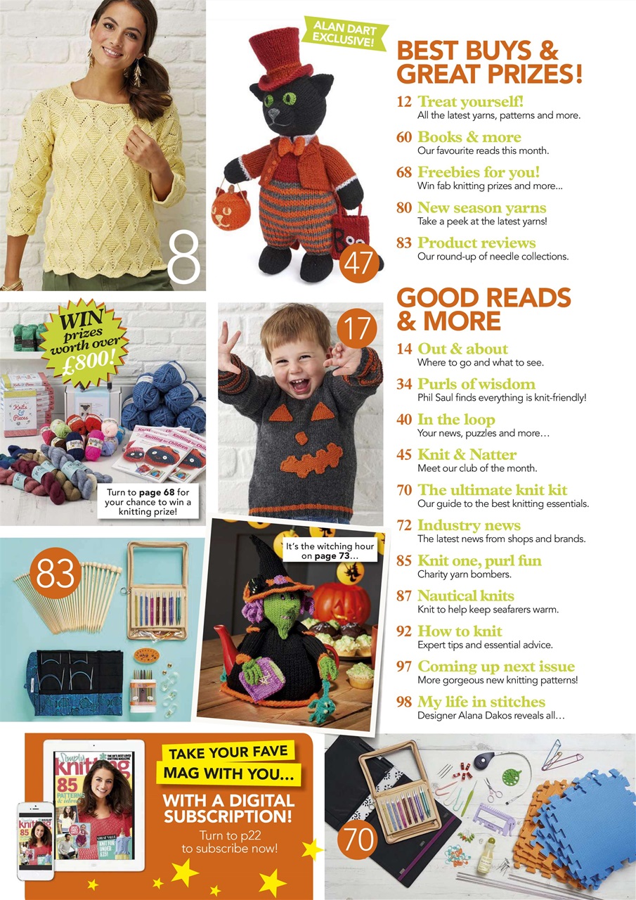 Simply Knitting Preview Pages