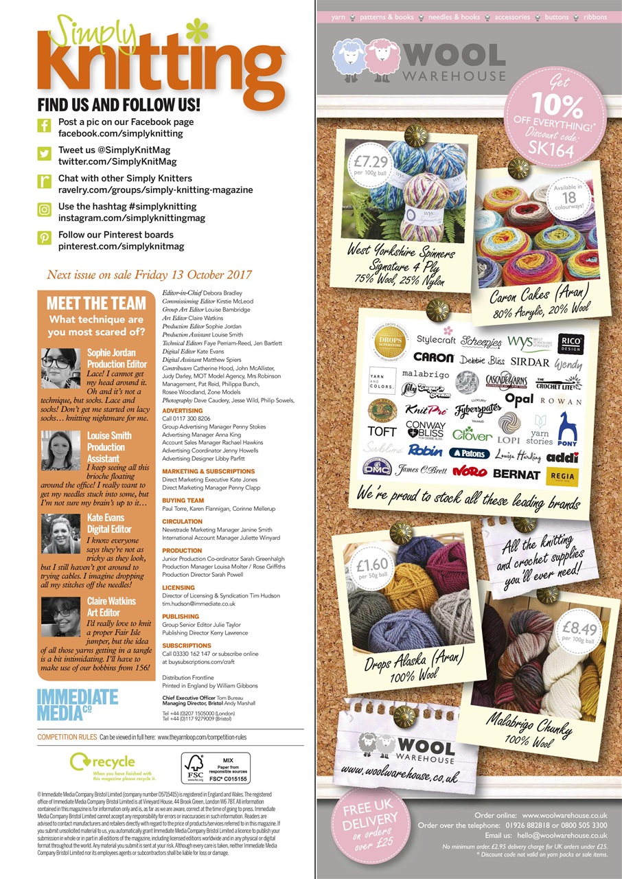 Simply Knitting Preview Pages