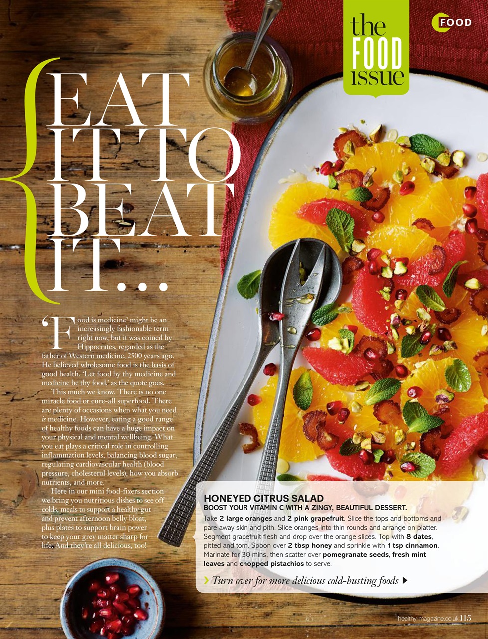 Healthy Magazine Preview Pages