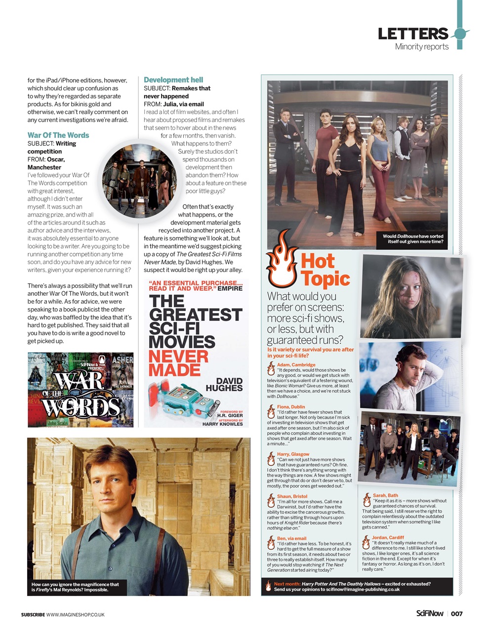 SciFiNow Preview Pages