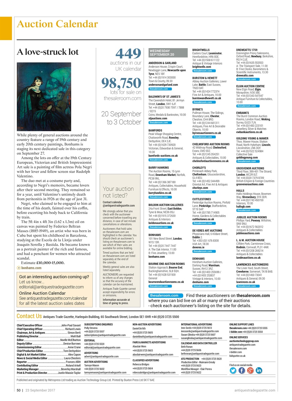 Antiques Trade Gazette Preview Pages