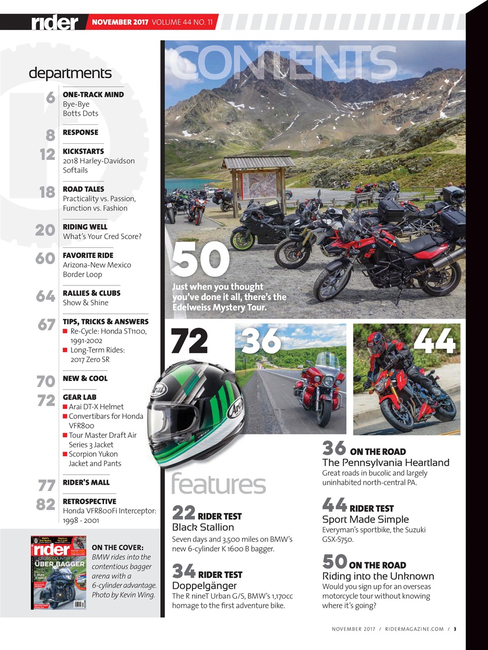 Rider Magazine Preview Pages