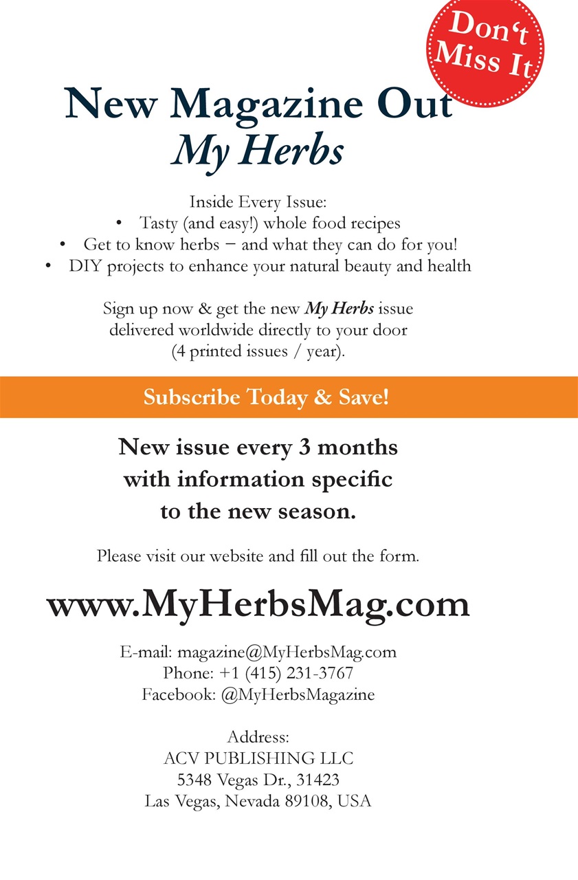 My Herbs Magazine Preview Pages