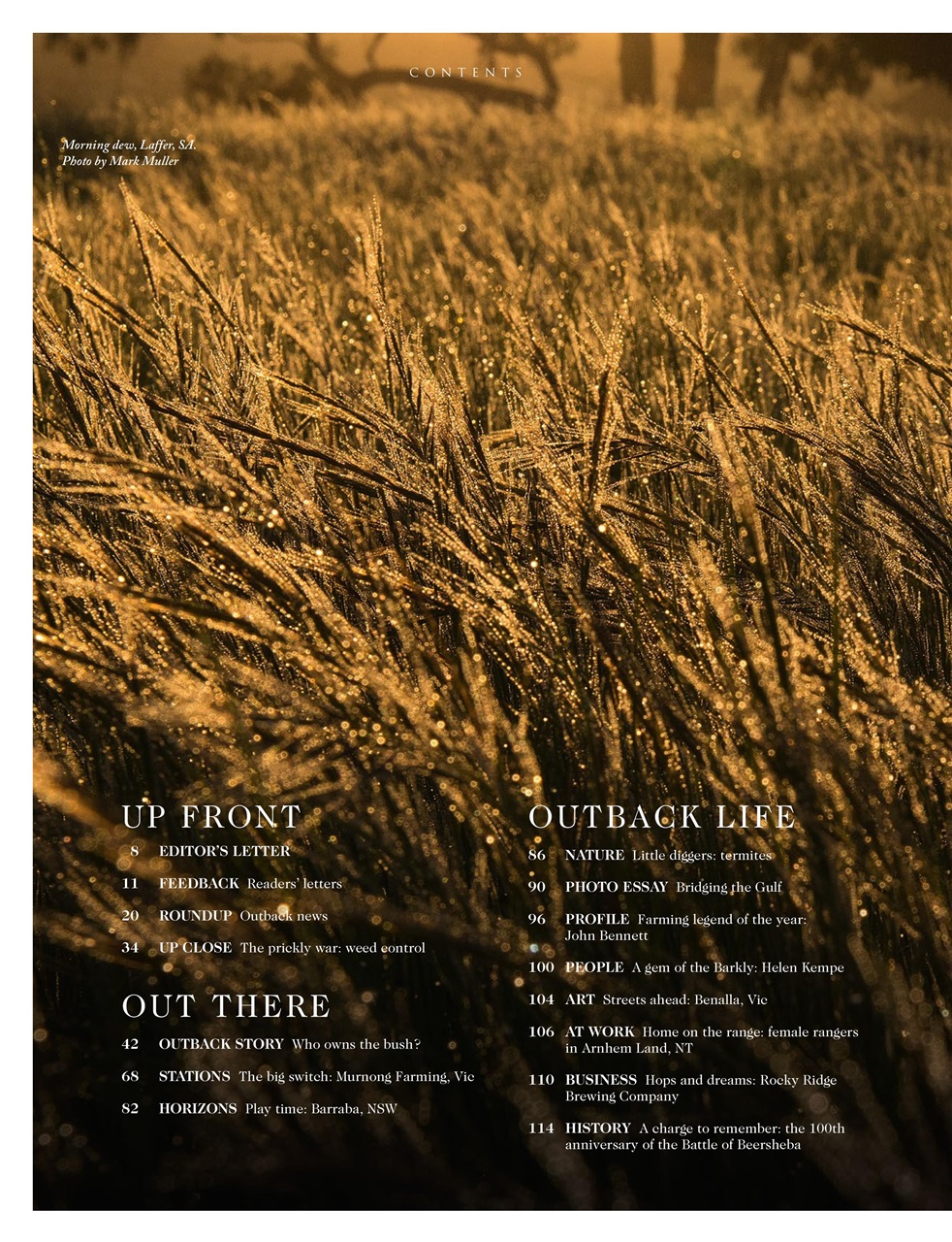 OUTBACK Magazine Preview Pages