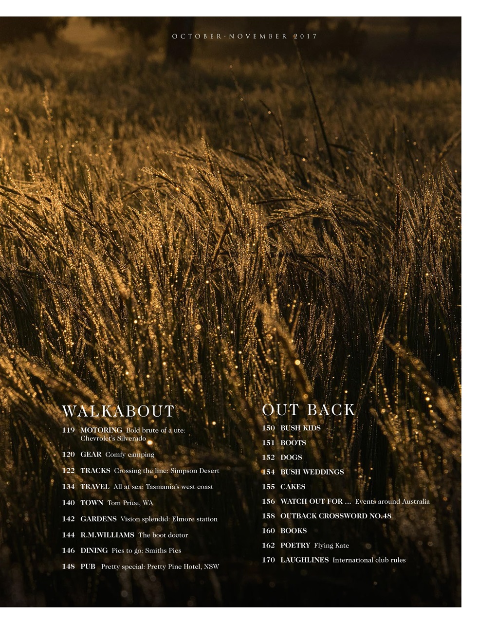 OUTBACK Magazine Preview Pages