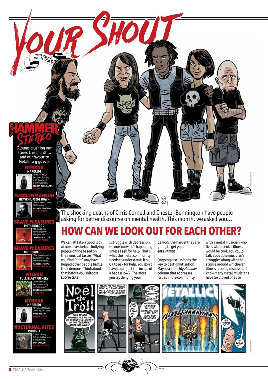 Metal Hammer Preview Pages