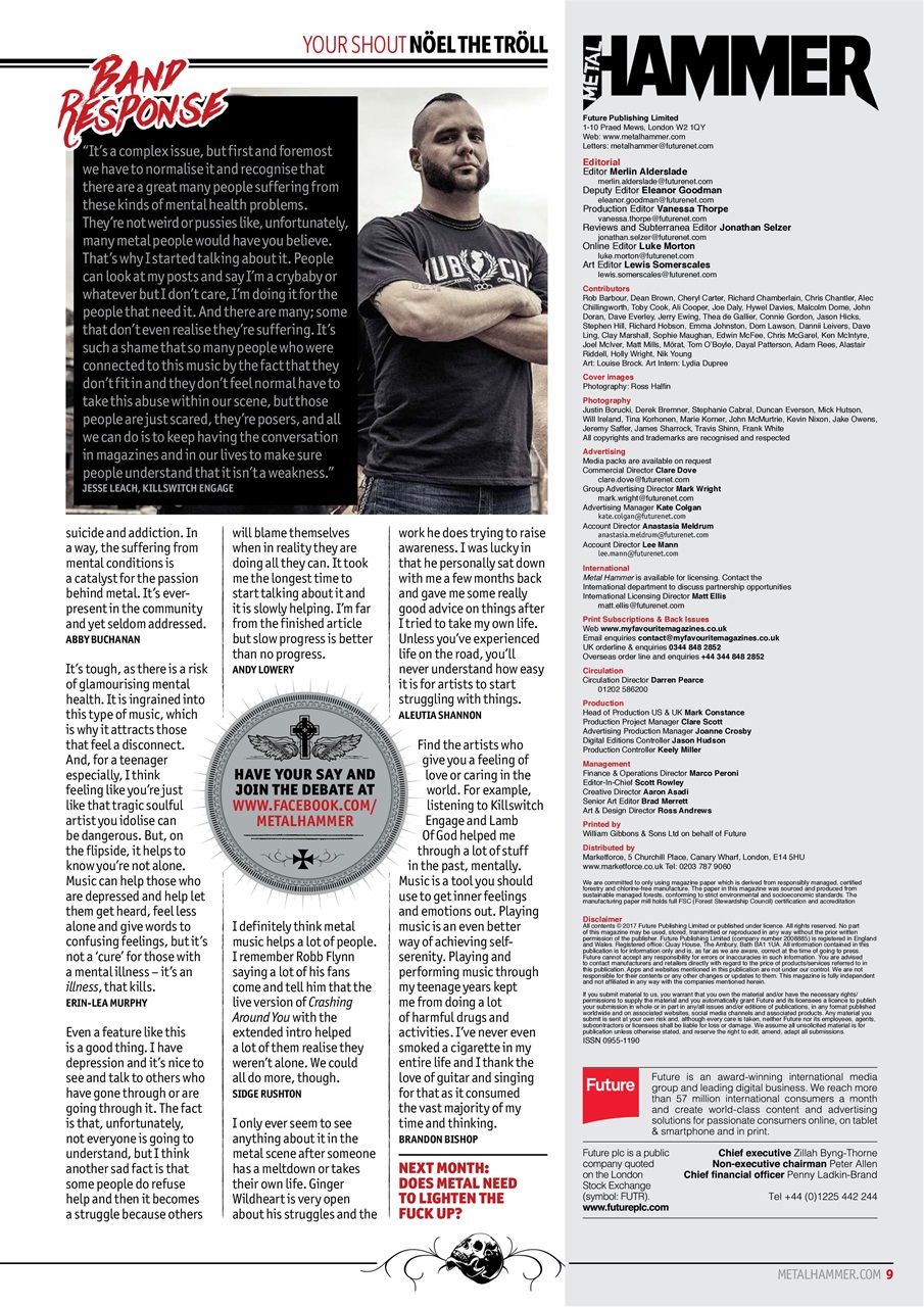 Metal Hammer Preview Pages