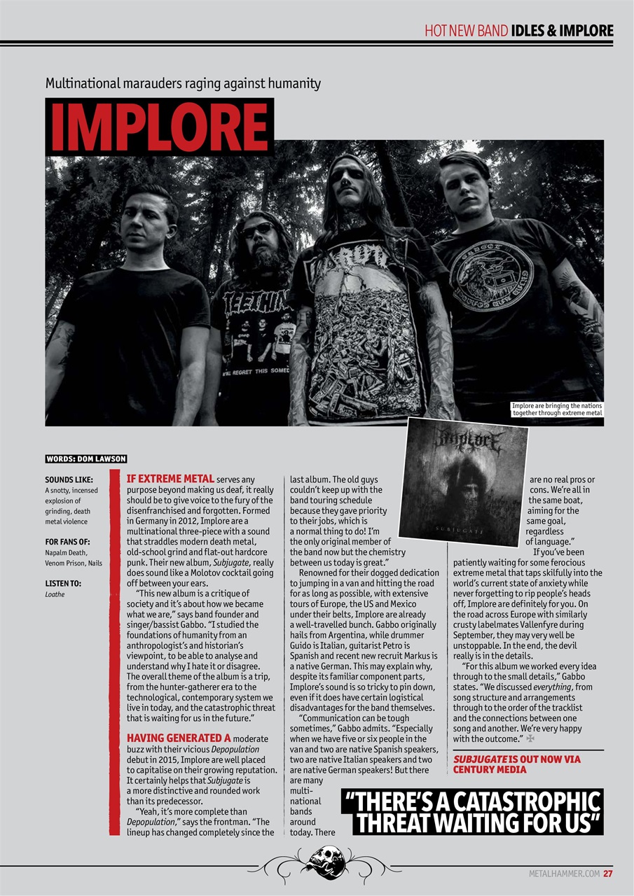 Metal Hammer Preview Pages