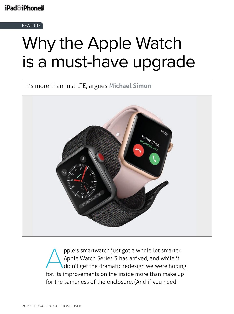 iPad and iPhone User Preview Pages