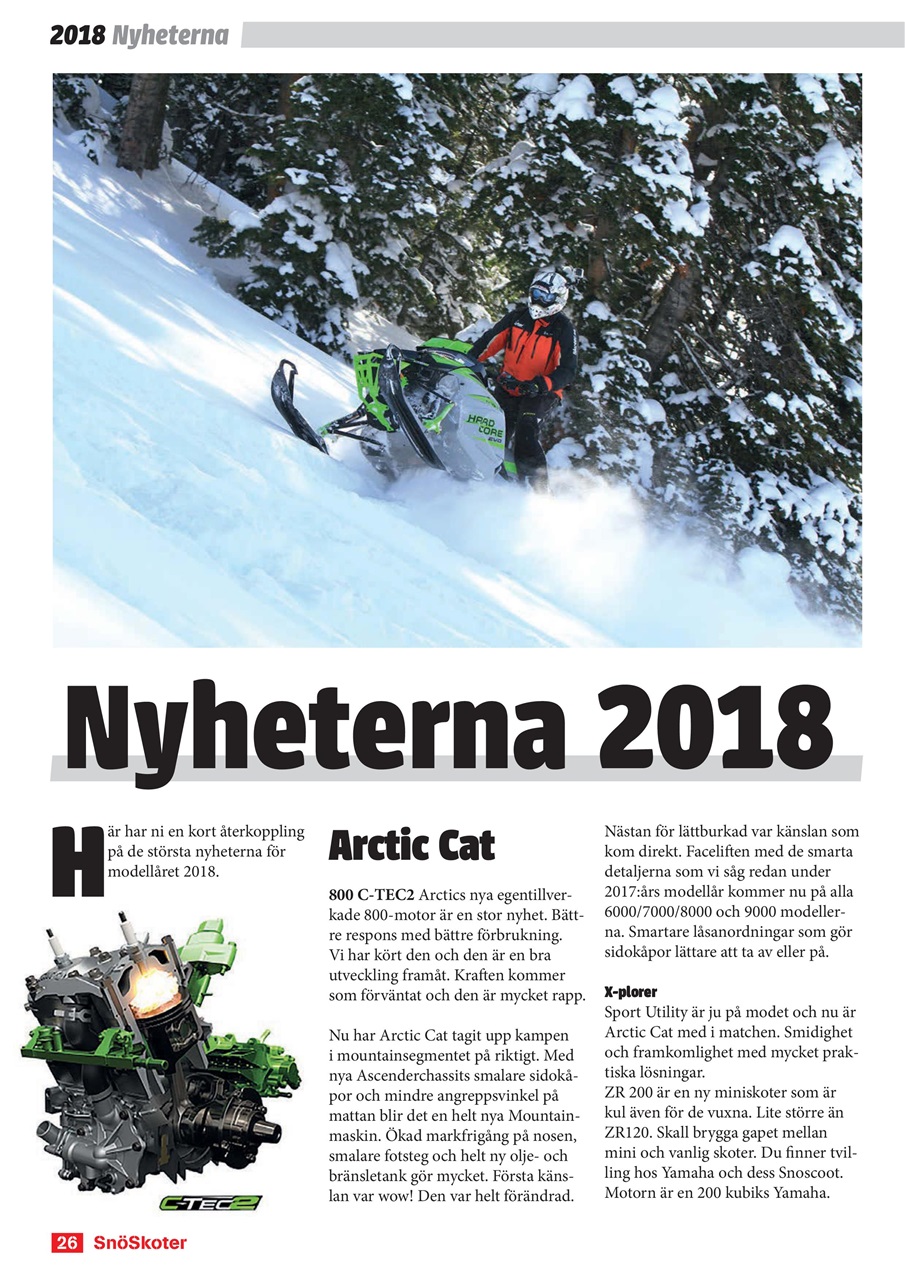 Tidningen Snöskoter Preview Pages