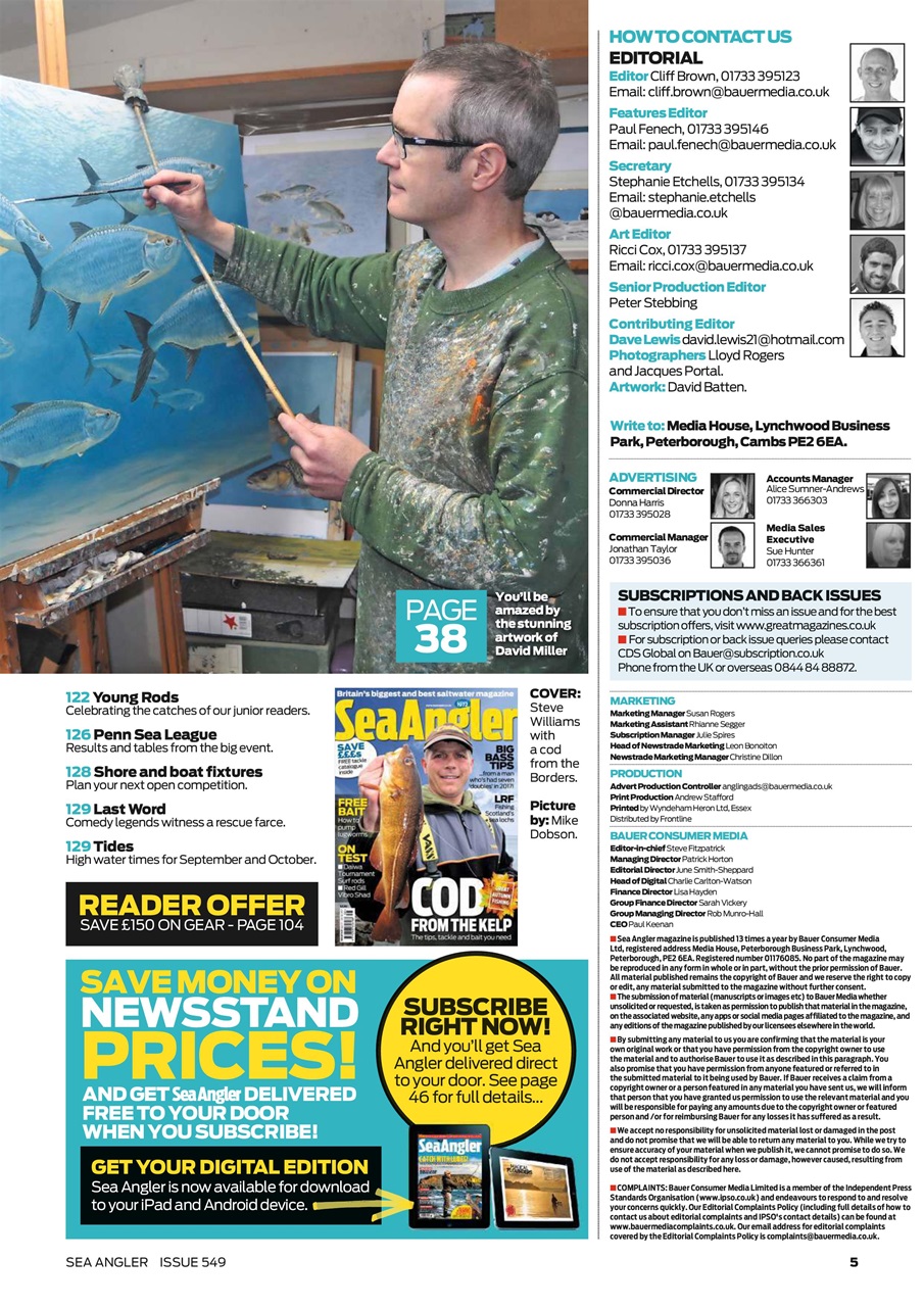 Sea Angler Preview Pages