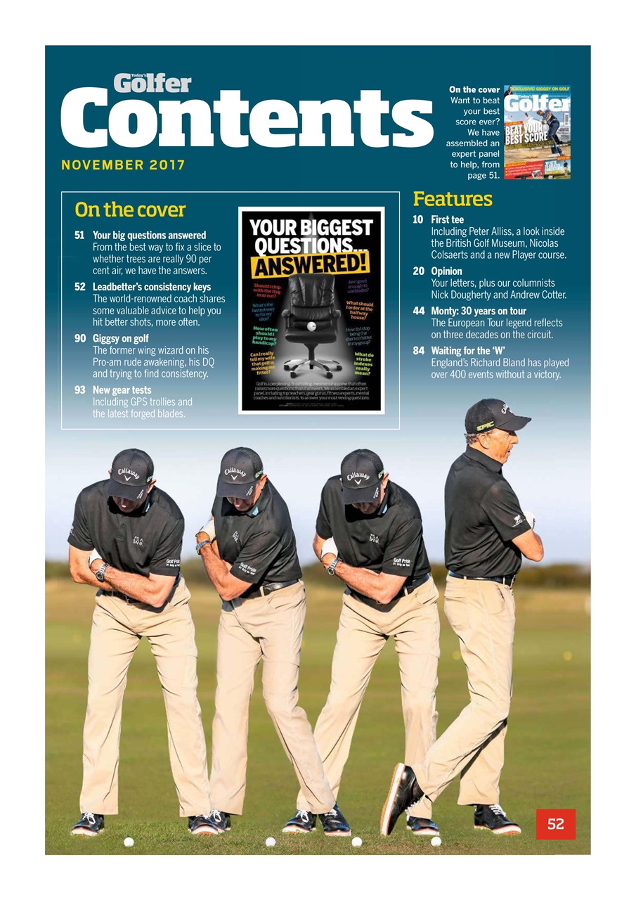 Today's Golfer Preview Pages