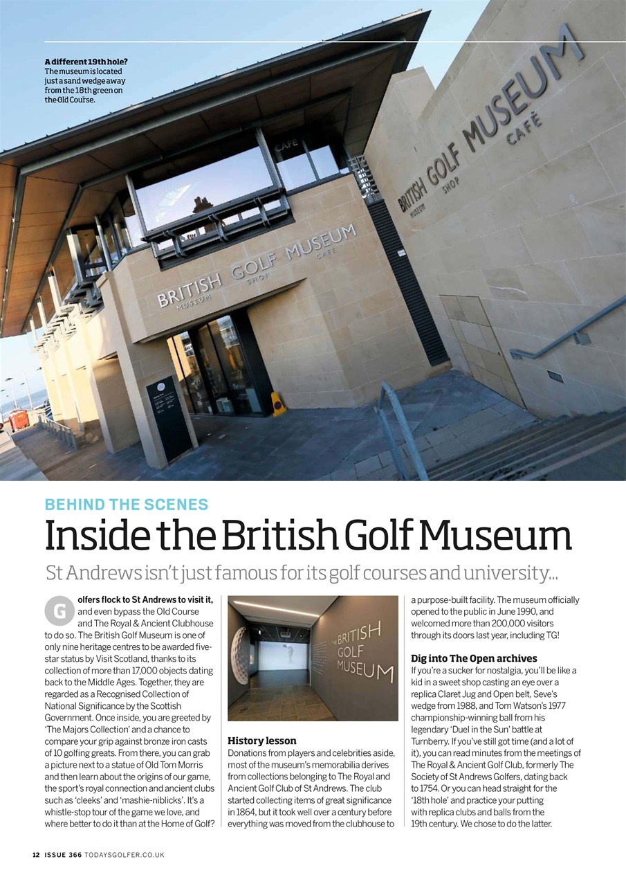 Today's Golfer Preview Pages