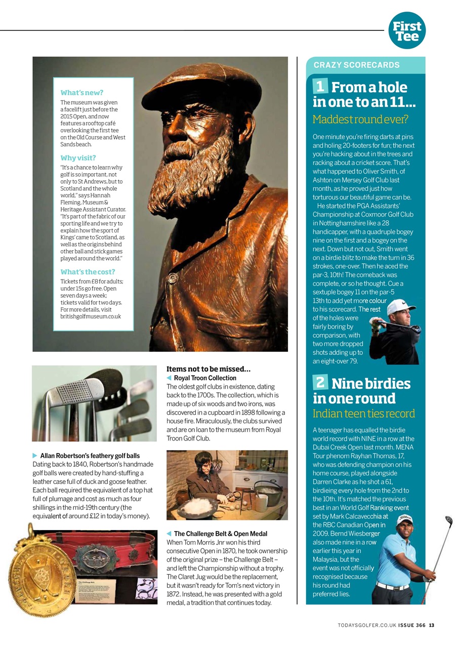 Today's Golfer Preview Pages