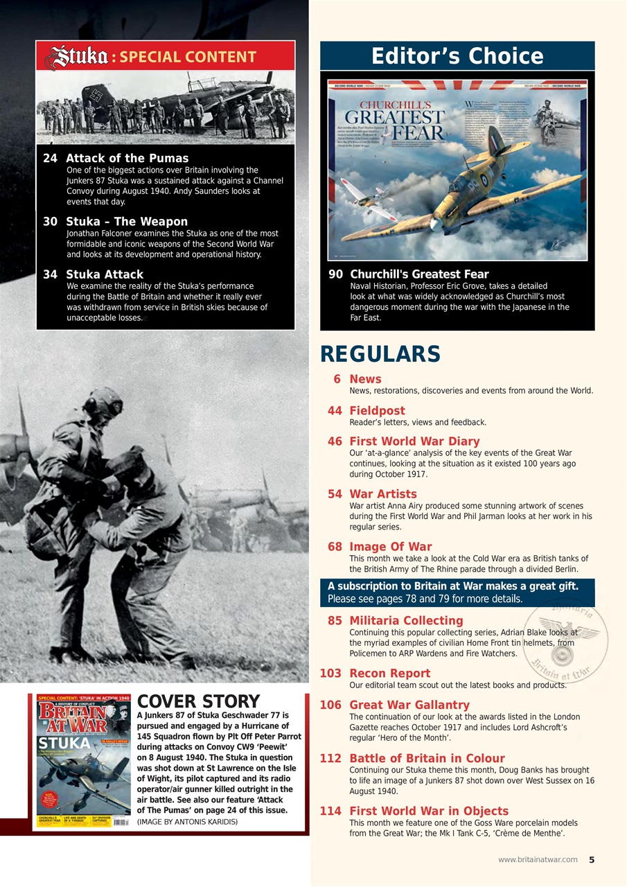 Britain at War Magazine Preview Pages