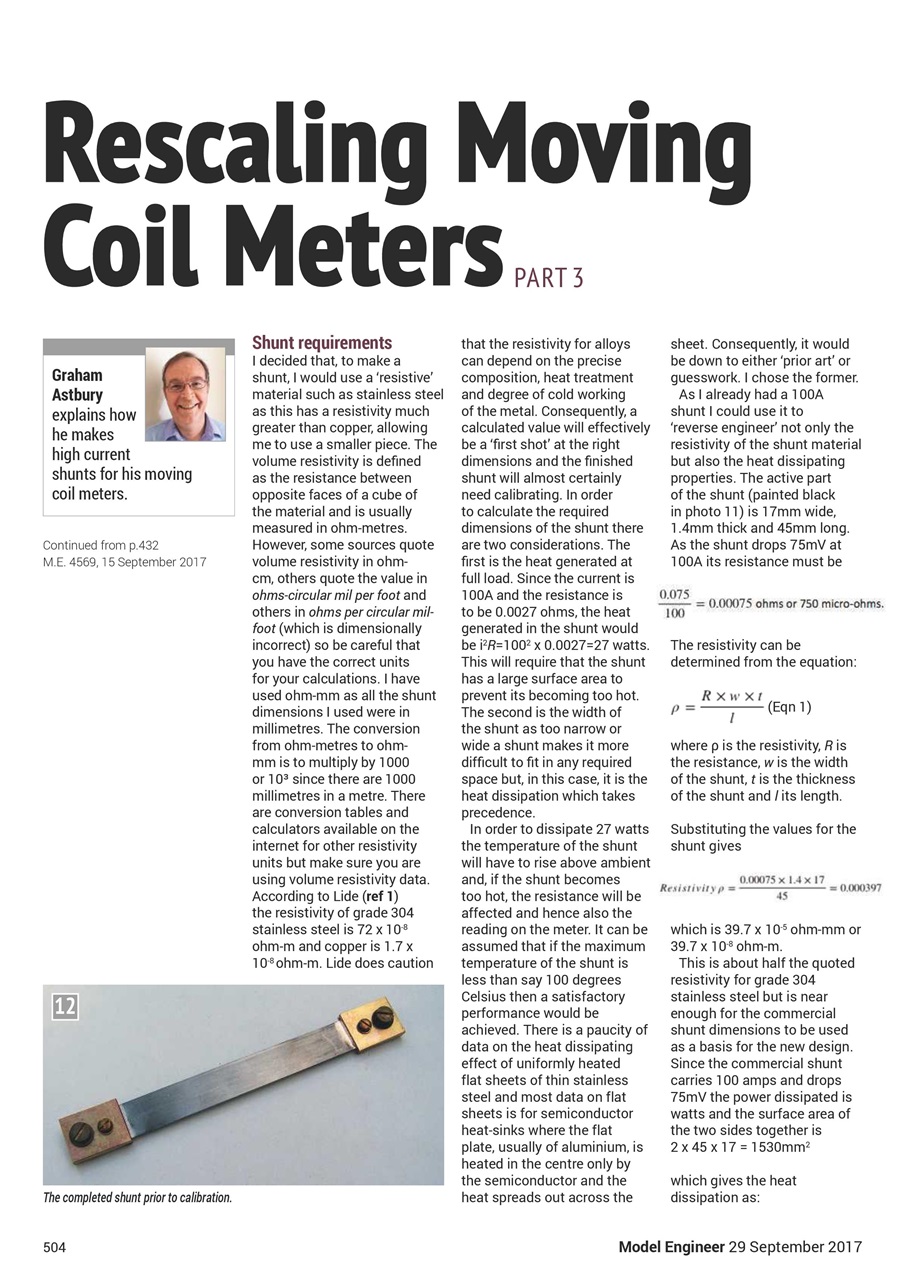 Model Engineer Preview Pages