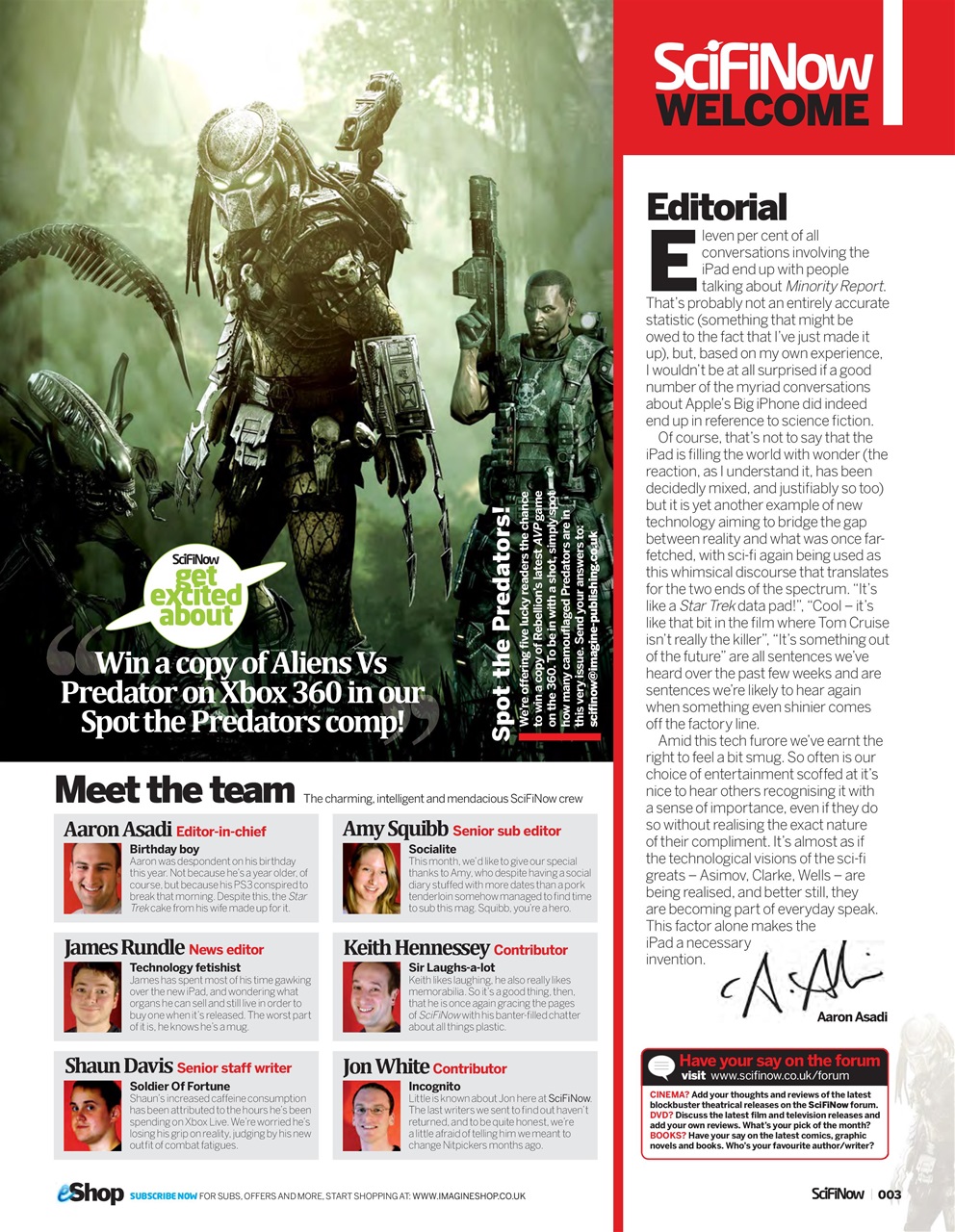 SciFiNow Preview Pages