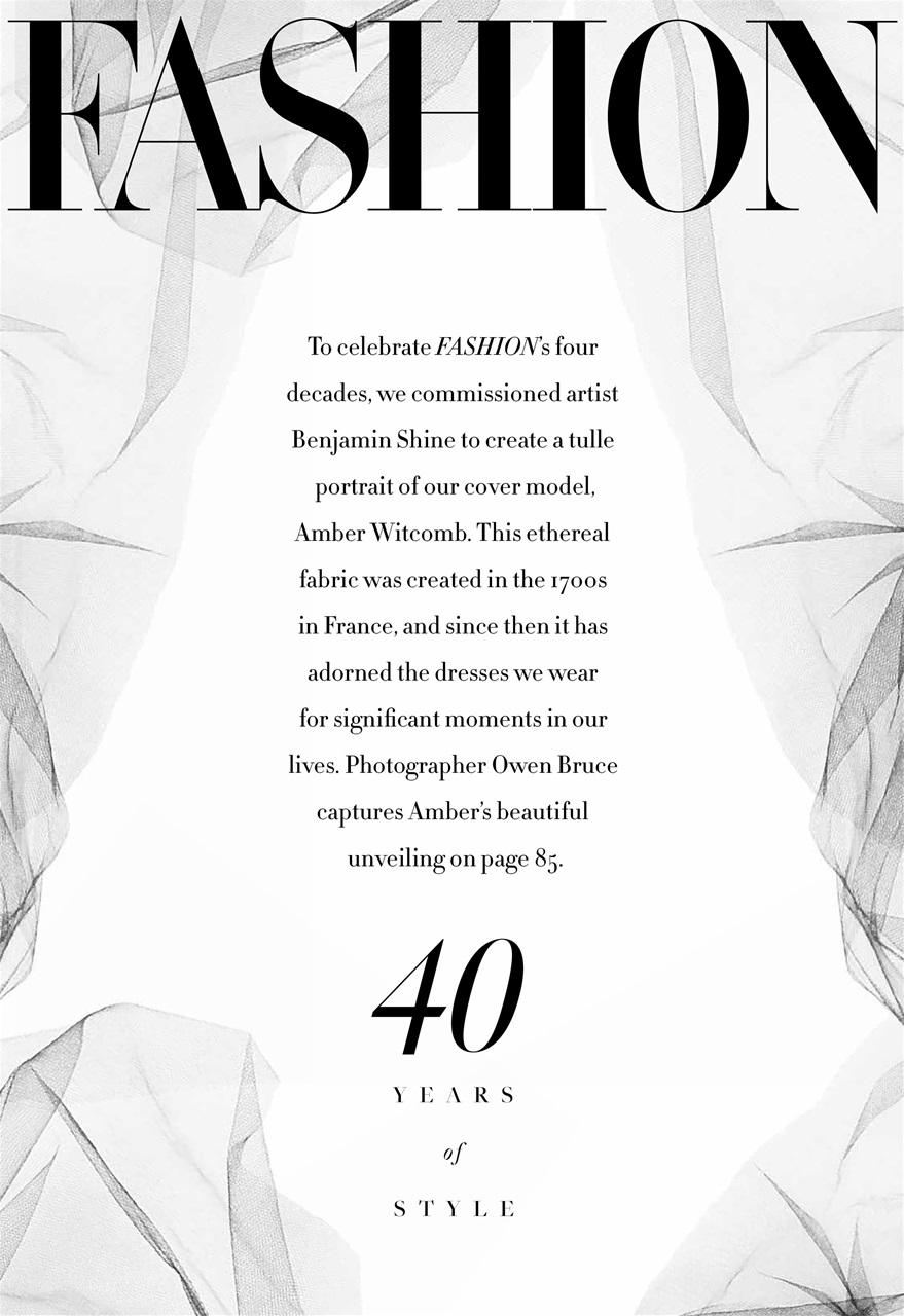 Fashion Magazine Preview Pages