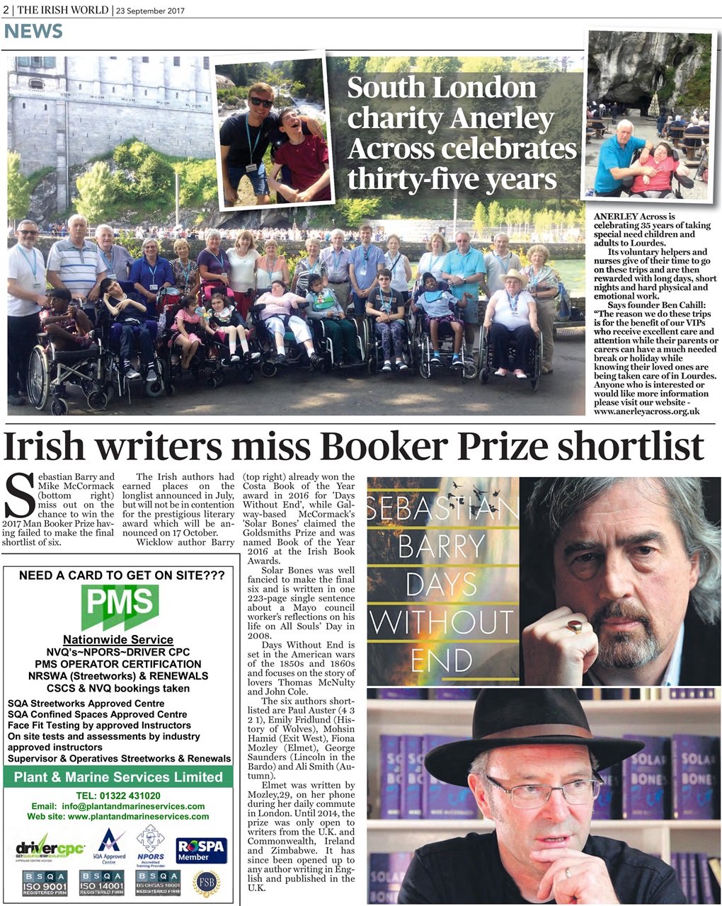 Irish World Preview Pages