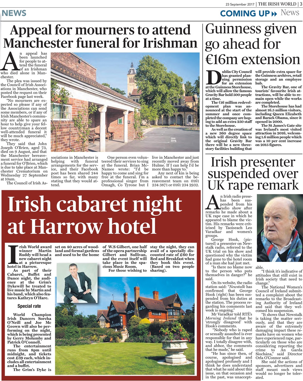 Irish World Preview Pages