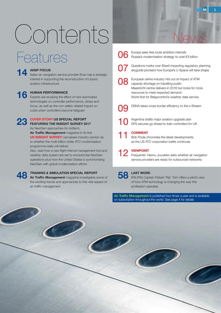 Air Traffic Management Preview Pages