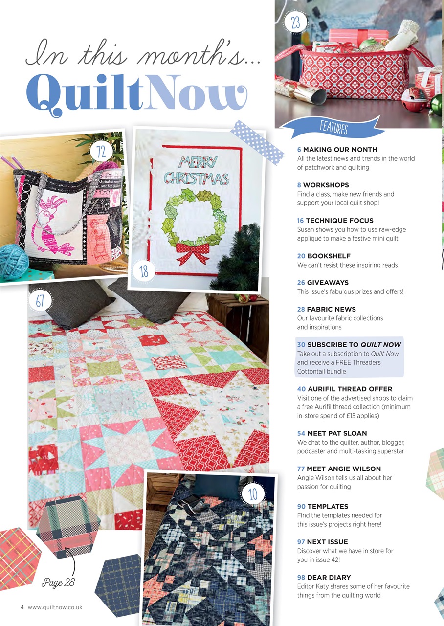 Quilt Now Preview Pages