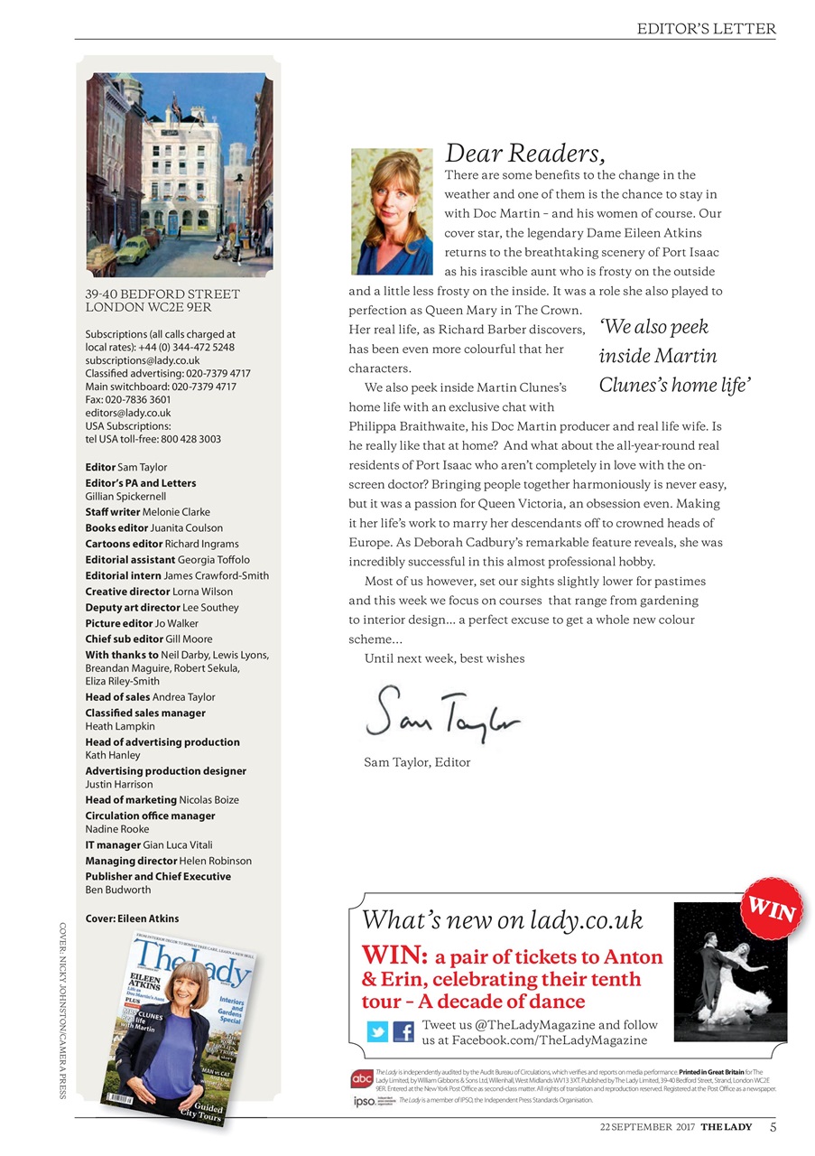 The Lady Preview Pages