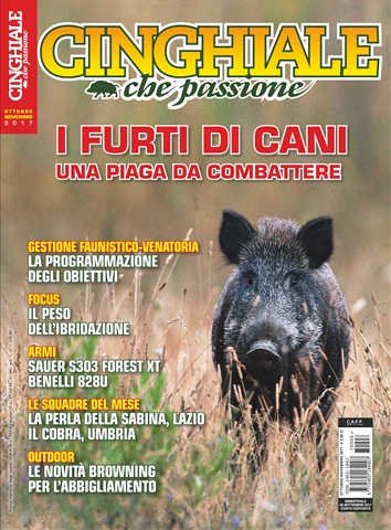 IL CINGHIALE CHE PASSIONE issue Ott - Nov 2017