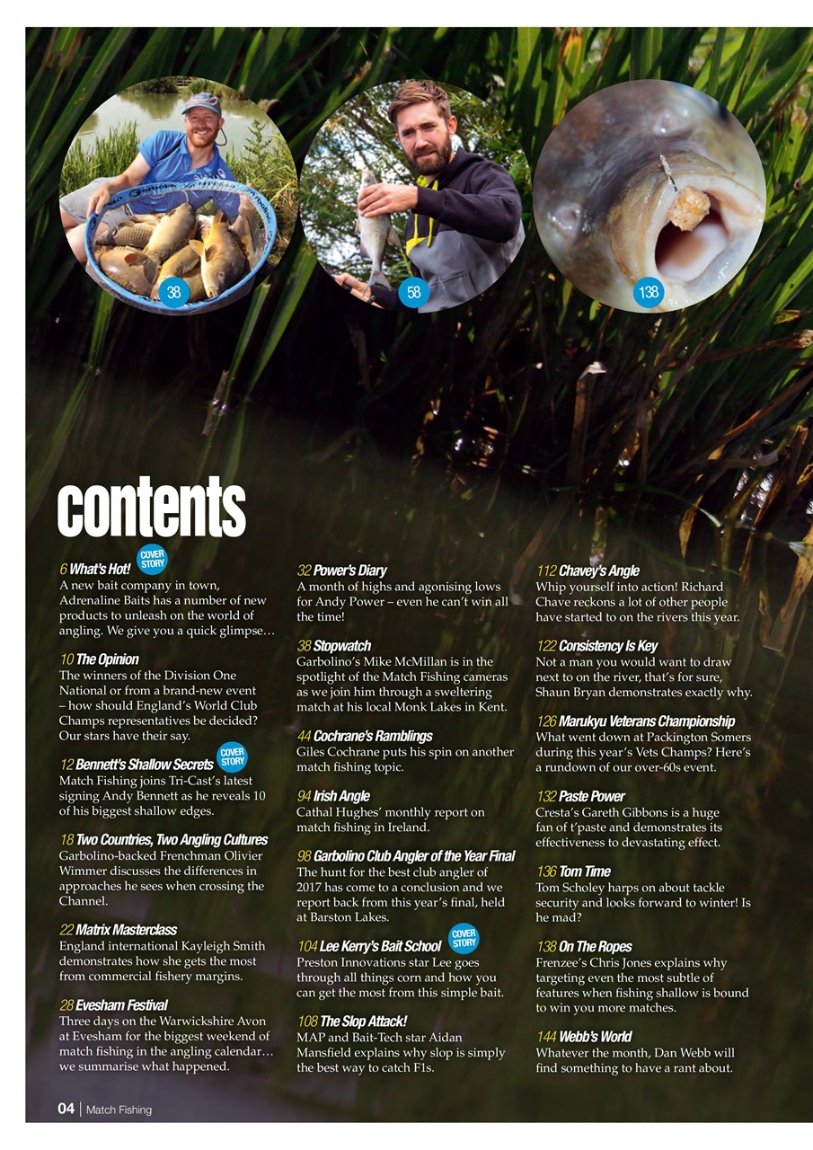 Match Fishing Magazine - October 2017 Back Issue