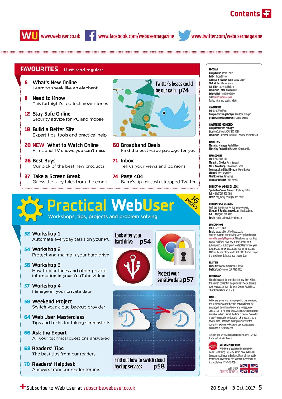 Webuser Preview Pages