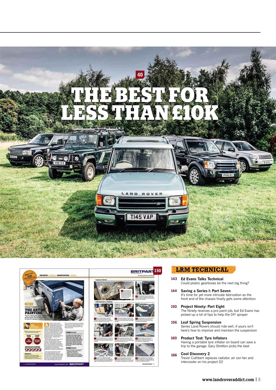 Land Rover Monthly Preview Pages