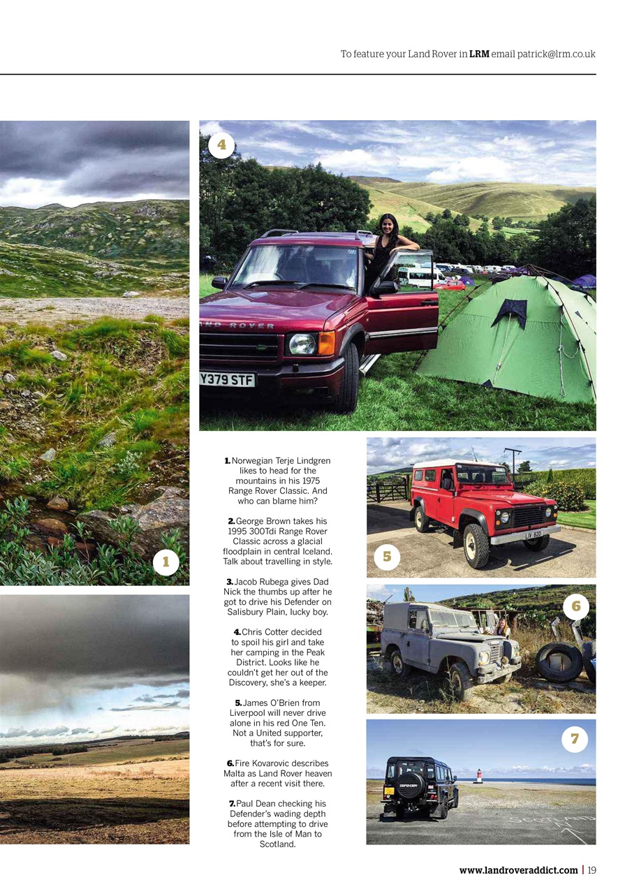 Land Rover Monthly Preview Pages