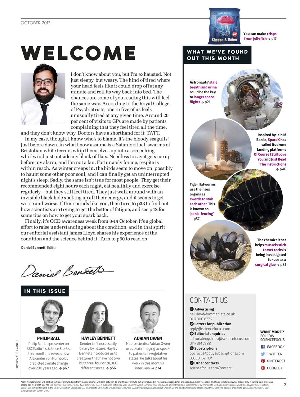 BBC Science Focus Magazine Preview Pages