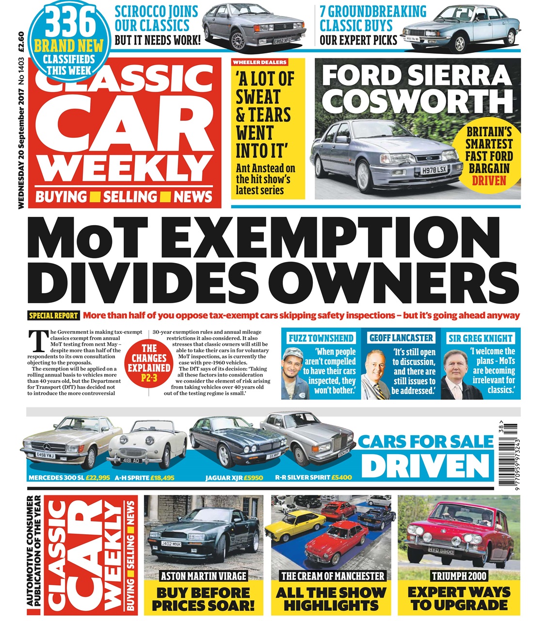 Classic Car Weekly Preview Pages