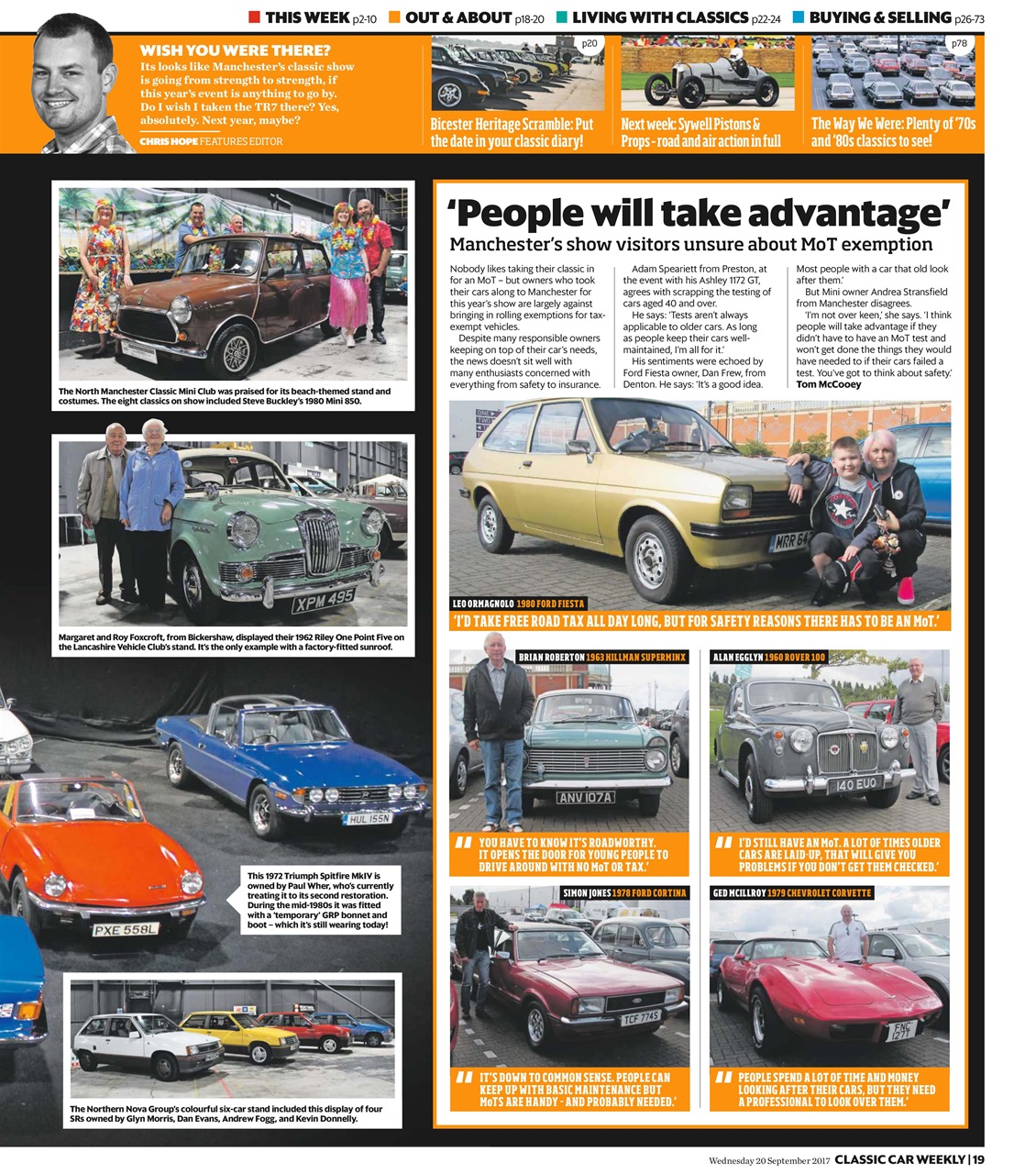 Classic Car Weekly Preview Pages