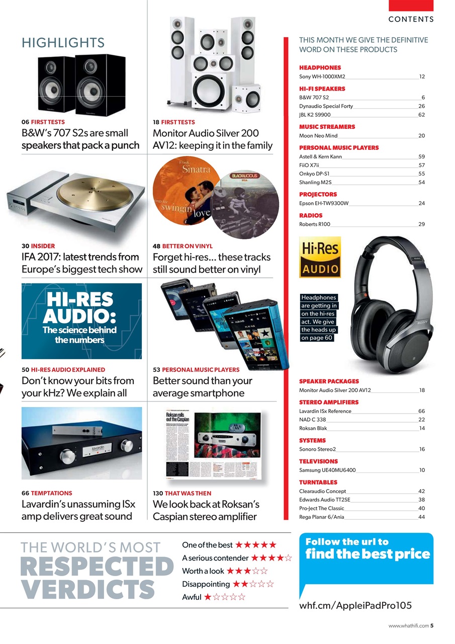 What HiFi Preview Pages