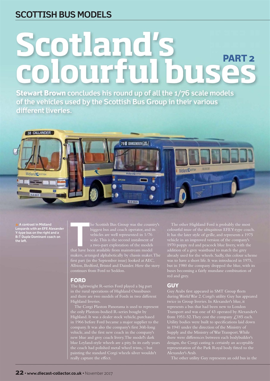 Diecast Collector Preview Pages