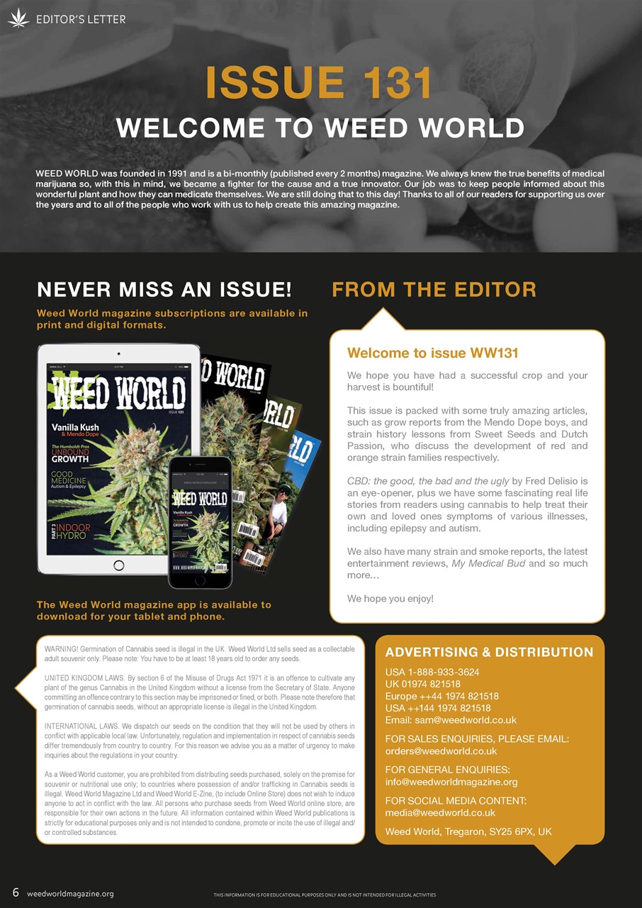 Weed World Preview Pages